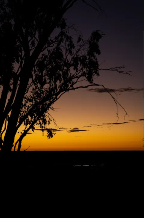 A calm, spacious view of the Lower Balonne that closes the page.